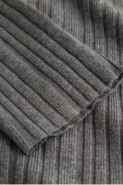 N-Melvie Top Medium Grey Melange