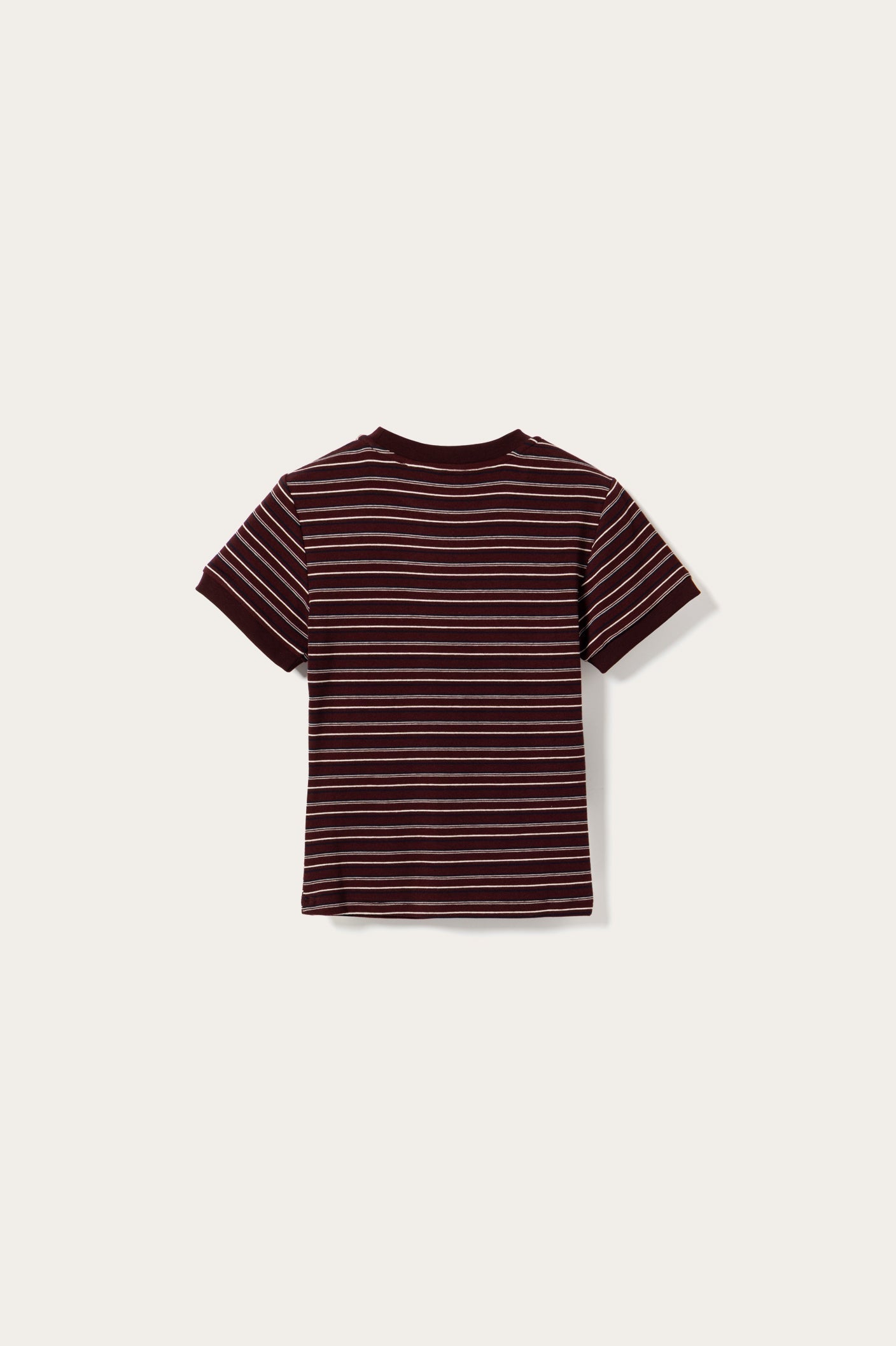 N-Mykel Top Dizzy Burgundy Stripe