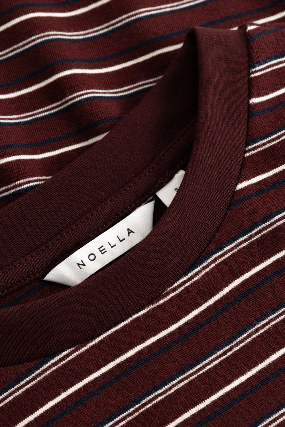 N-Mykel Top Dizzy Burgundy Stripe