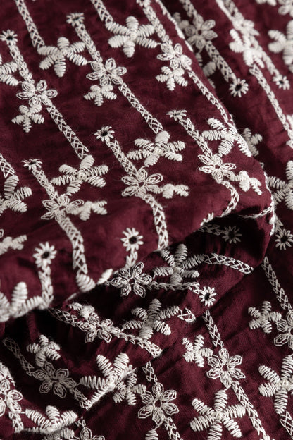 Shelly Blouse Dusty Mahogany