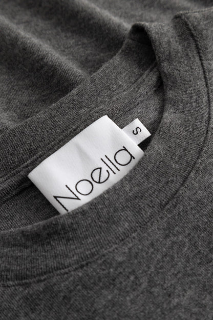 Lidie LS Top Dark Grey Melange