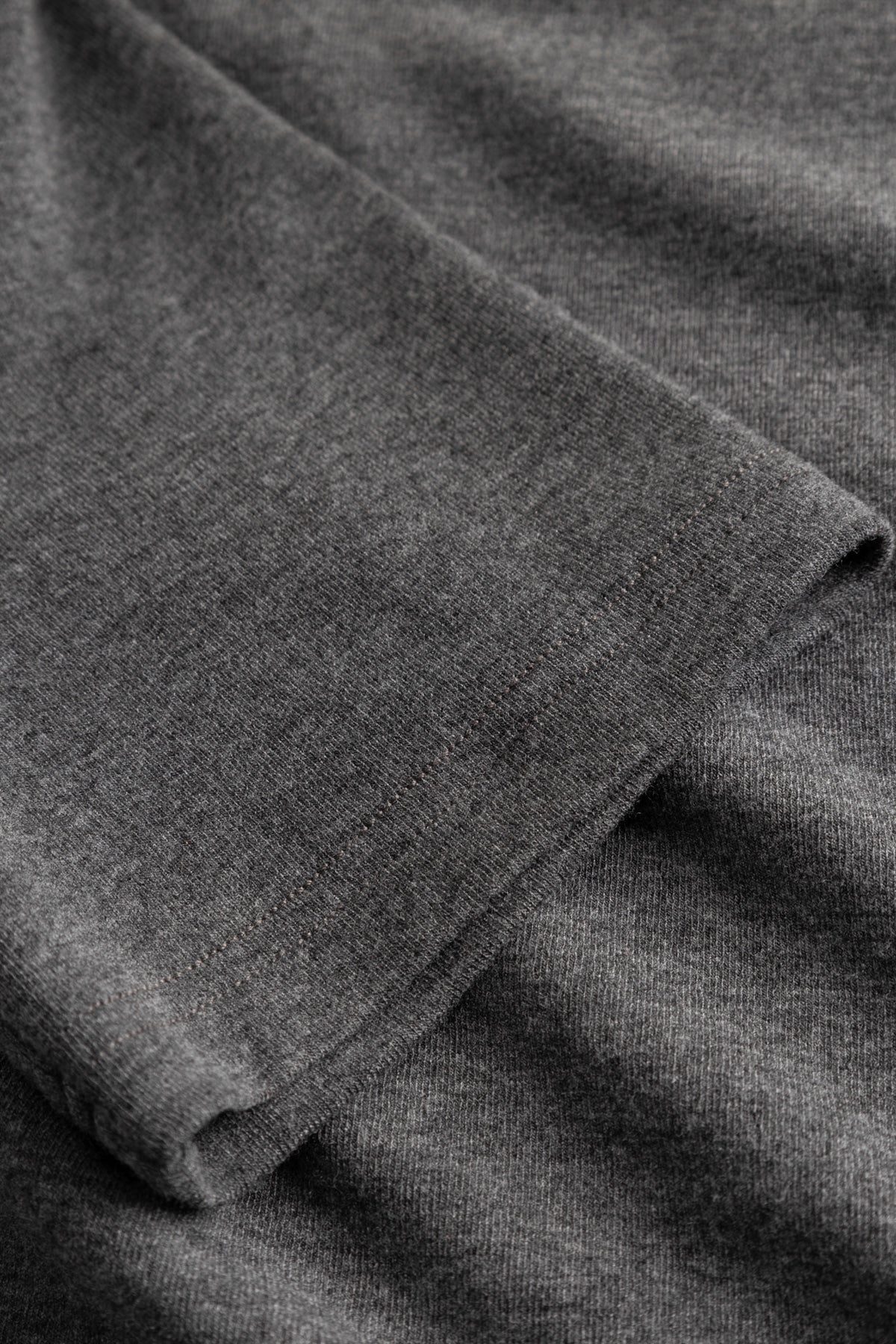 Lidie SS Top Dark Grey Melange