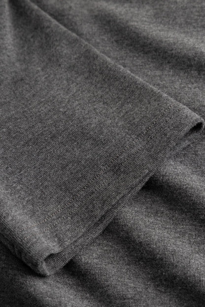 Lidie SS Top Dark Grey Melange