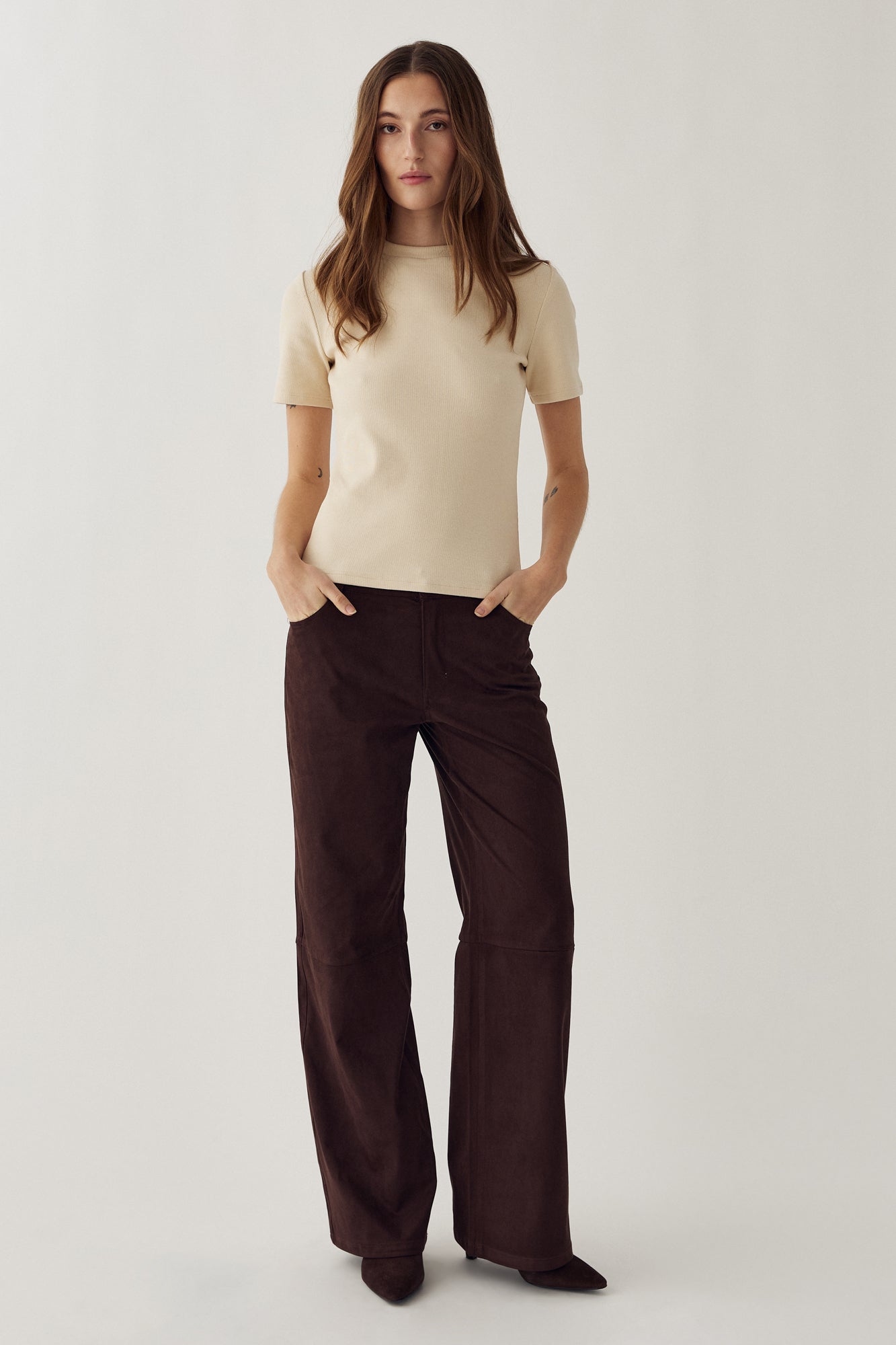 N-Lidie SS Top Ivory
