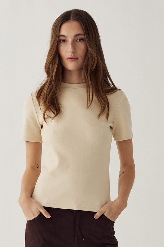 N-Lidie SS Top Ivory