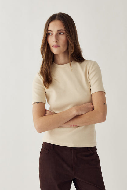 N-Lidie SS Top Ivory