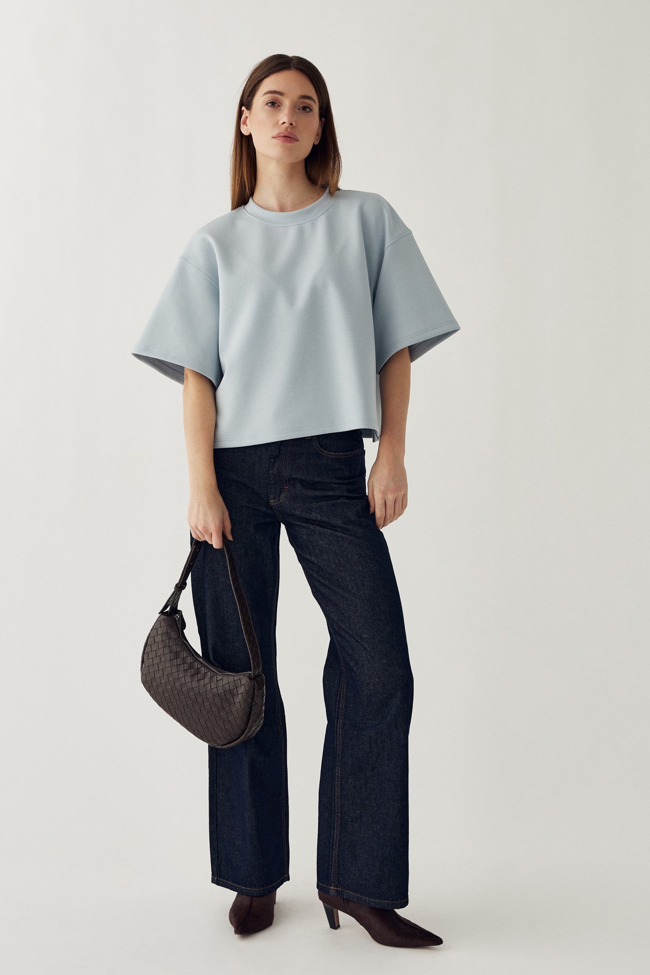 N-Maple T-shirt Sky Blue