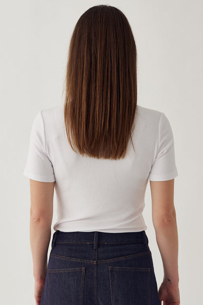 Lidie SS Top White