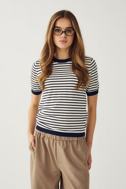 N-Muna Knit Dannia Blue Stripe