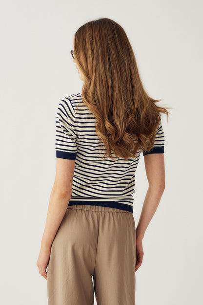 N-Muna Knit Dannia Blue Stripe