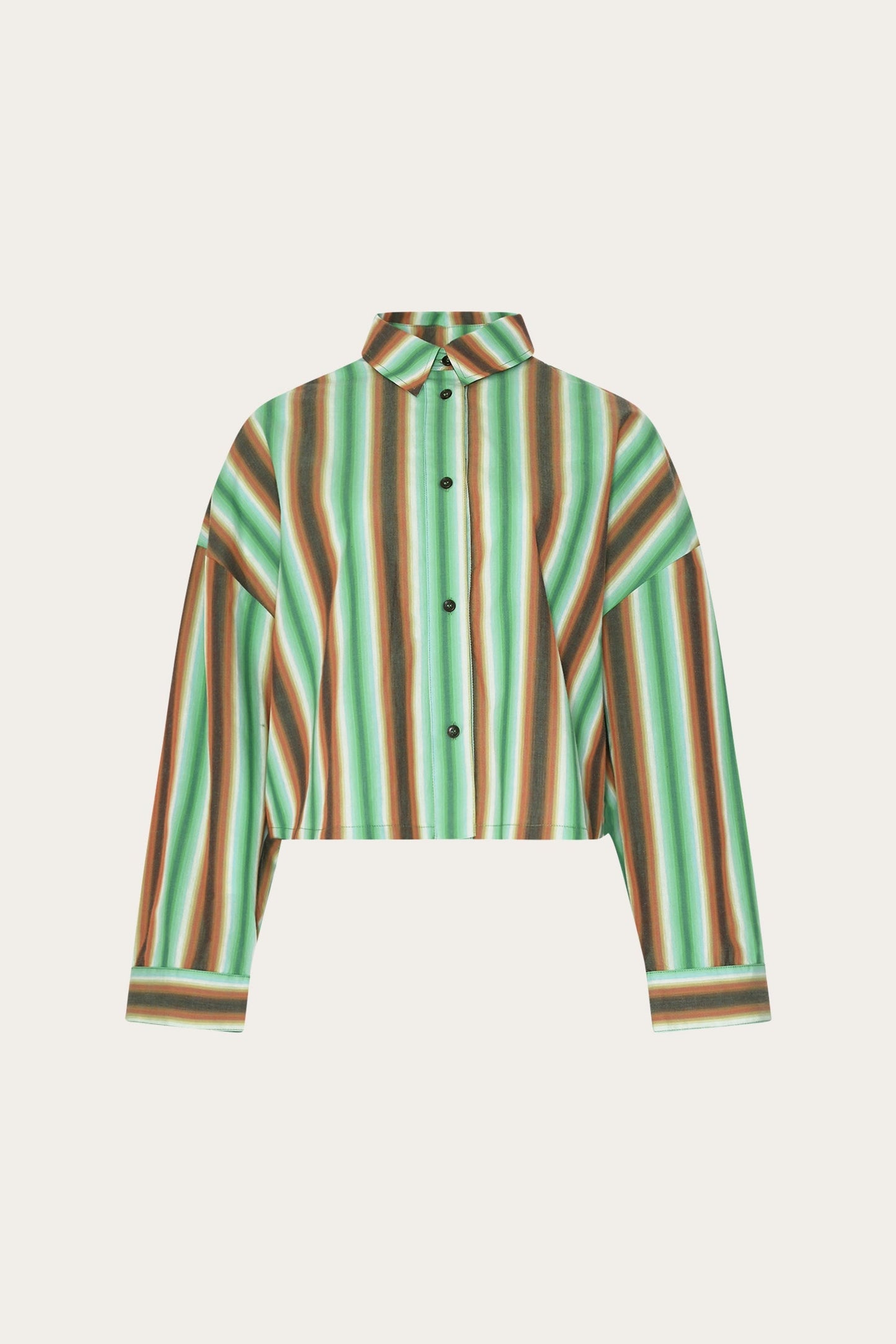 Liara Shirt Cosma Green Stripe