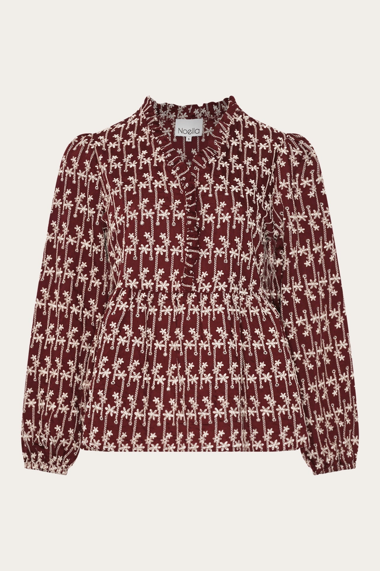 Matti Blouse Dusty Mahogany