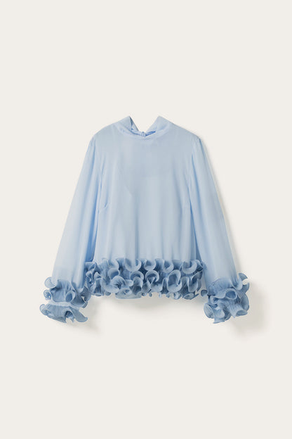 N-Latanietta Blouse Sky Blue