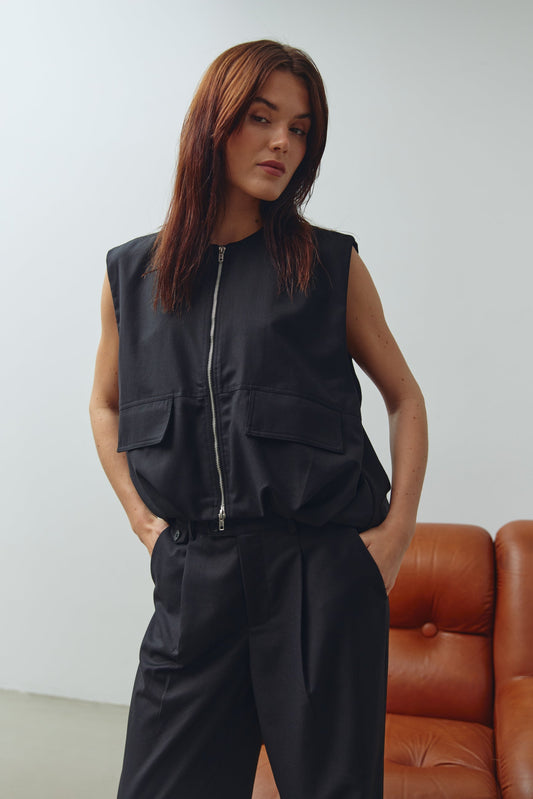 N-Melany Vest Black