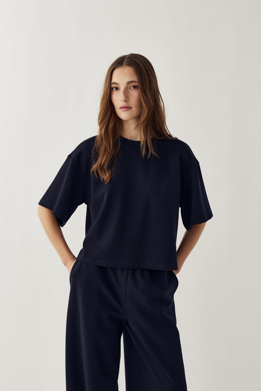 N-Maple T-shirt Navy