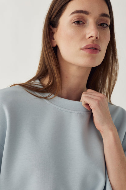 N-Maple T-shirt Sky Blue