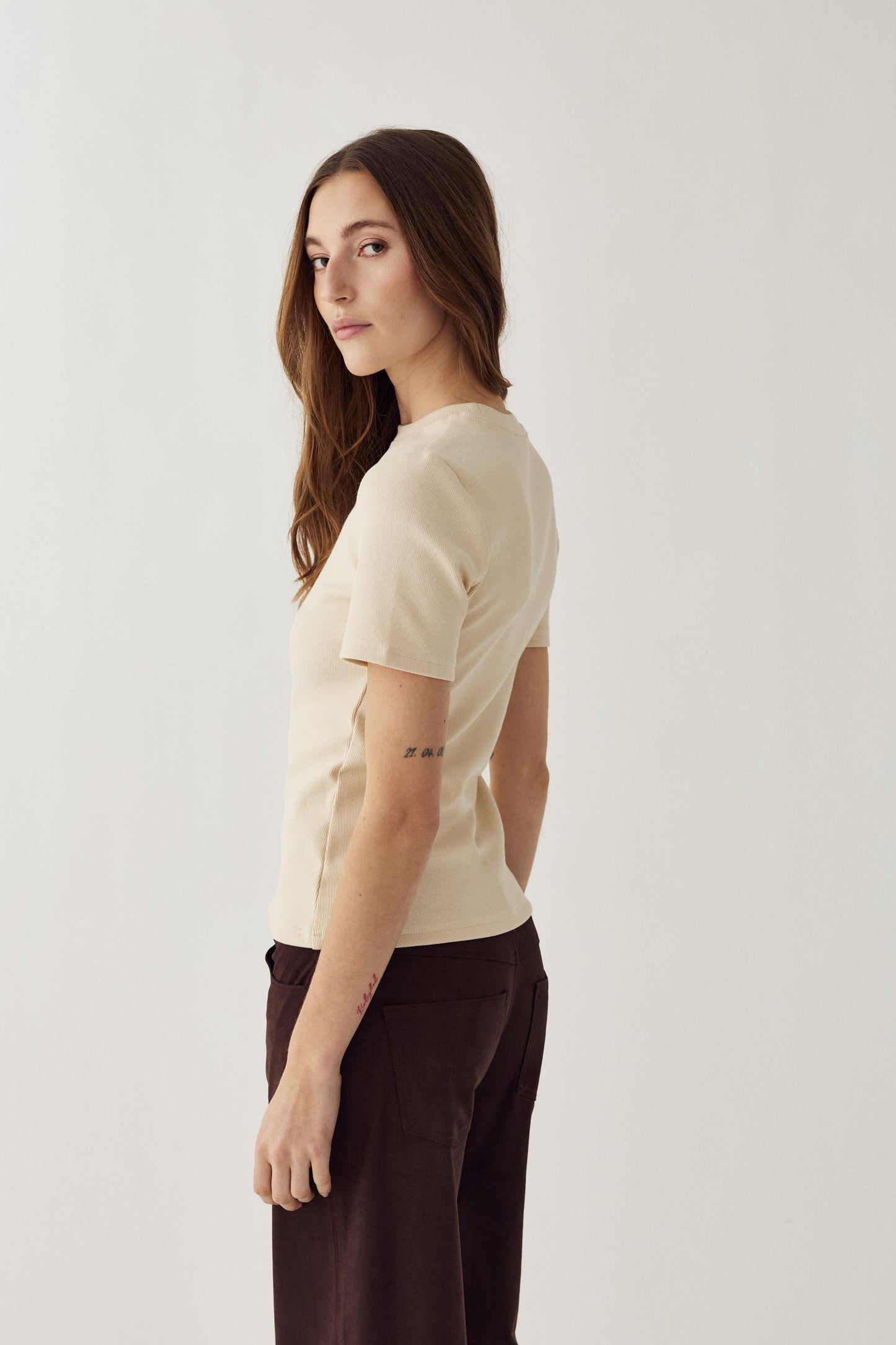 N-Lidie SS Top Ivory