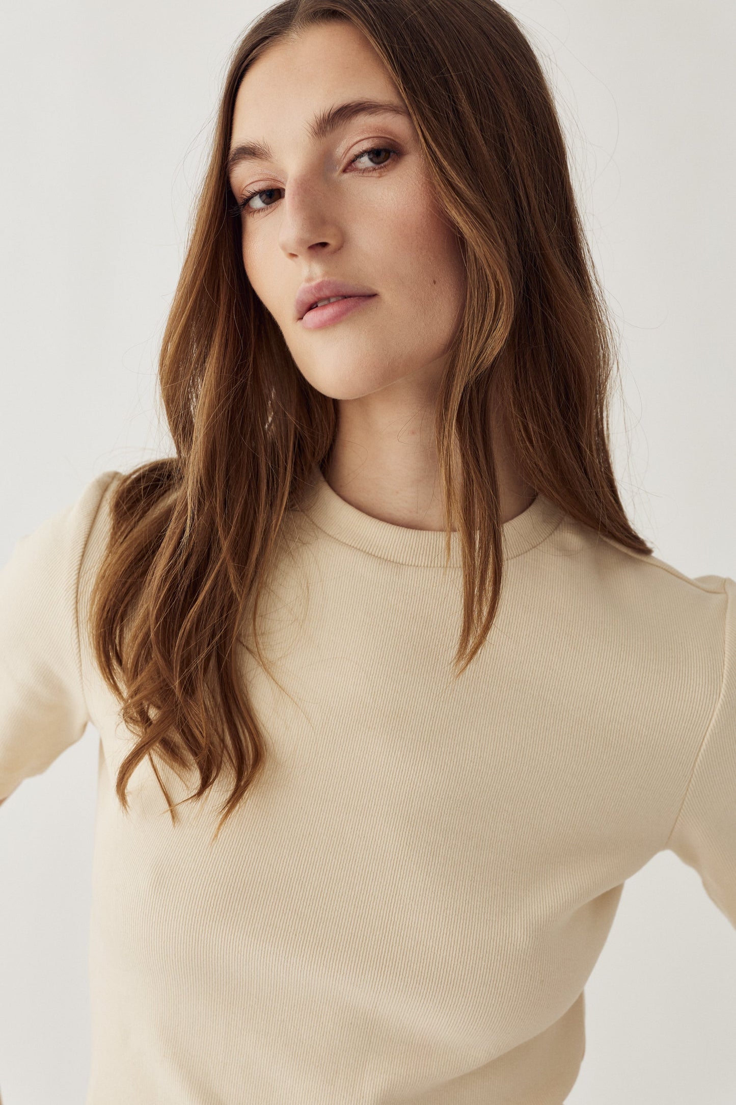 N-Lidie SS Top Ivory